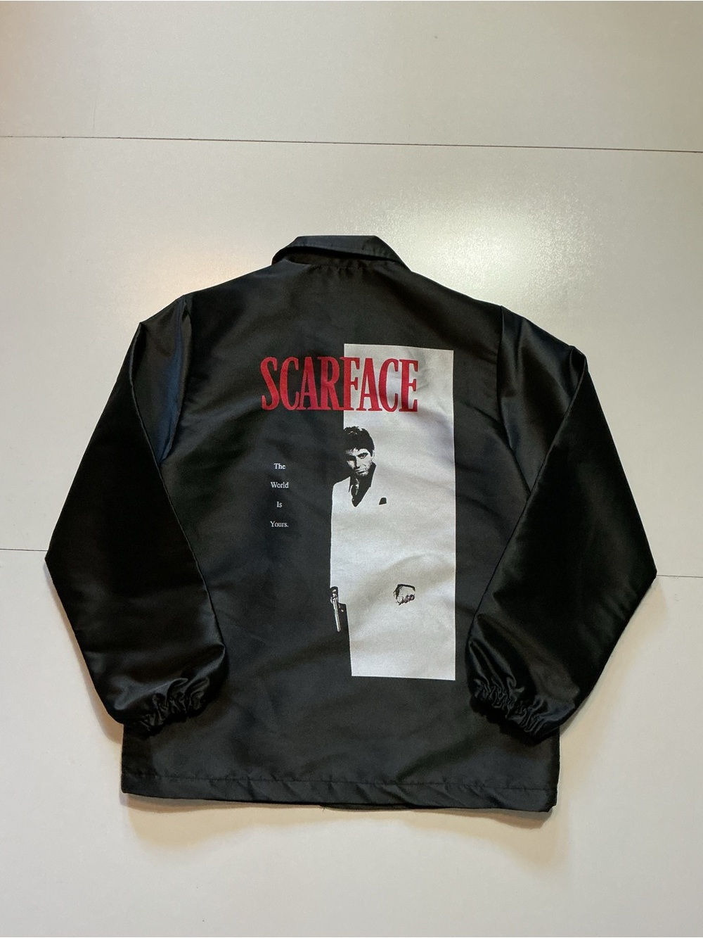 Scarface X Shoe Palace Tony Montana The World Is Yours Satin Movie Film